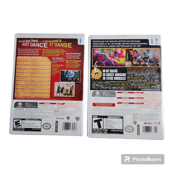 The Hip Hop Dance Experience +Just Dance 1 Nintendo WII Dance Package Tested CIB - Picture 2 of 4